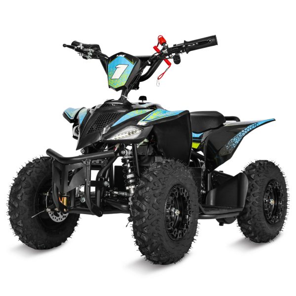 QUAD ENFANT ÉLECTRIQUE 800W BLEU – Image 2