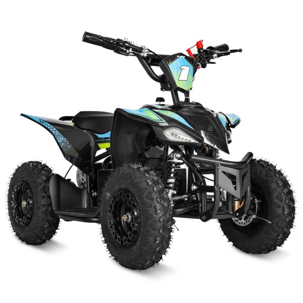 QUAD ENFANT ÉLECTRIQUE 800W BLEU – Image 7